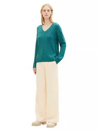 TOM TAILOR | Pull-over | petrol